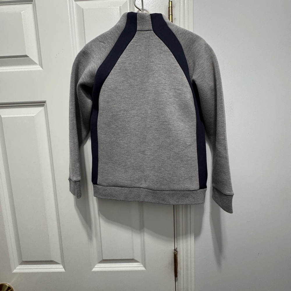 Jacadi Gray and navy Zip-Up Jacket size 8A/128cm Paris - Picture 3 of 5